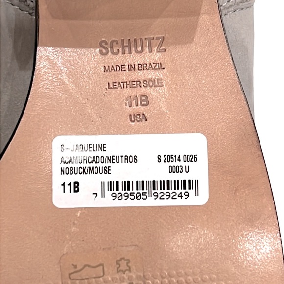 SCHUTZ Jacqueline Nubuck Suede Leather Bootie NWT - Picture 6 of 11
